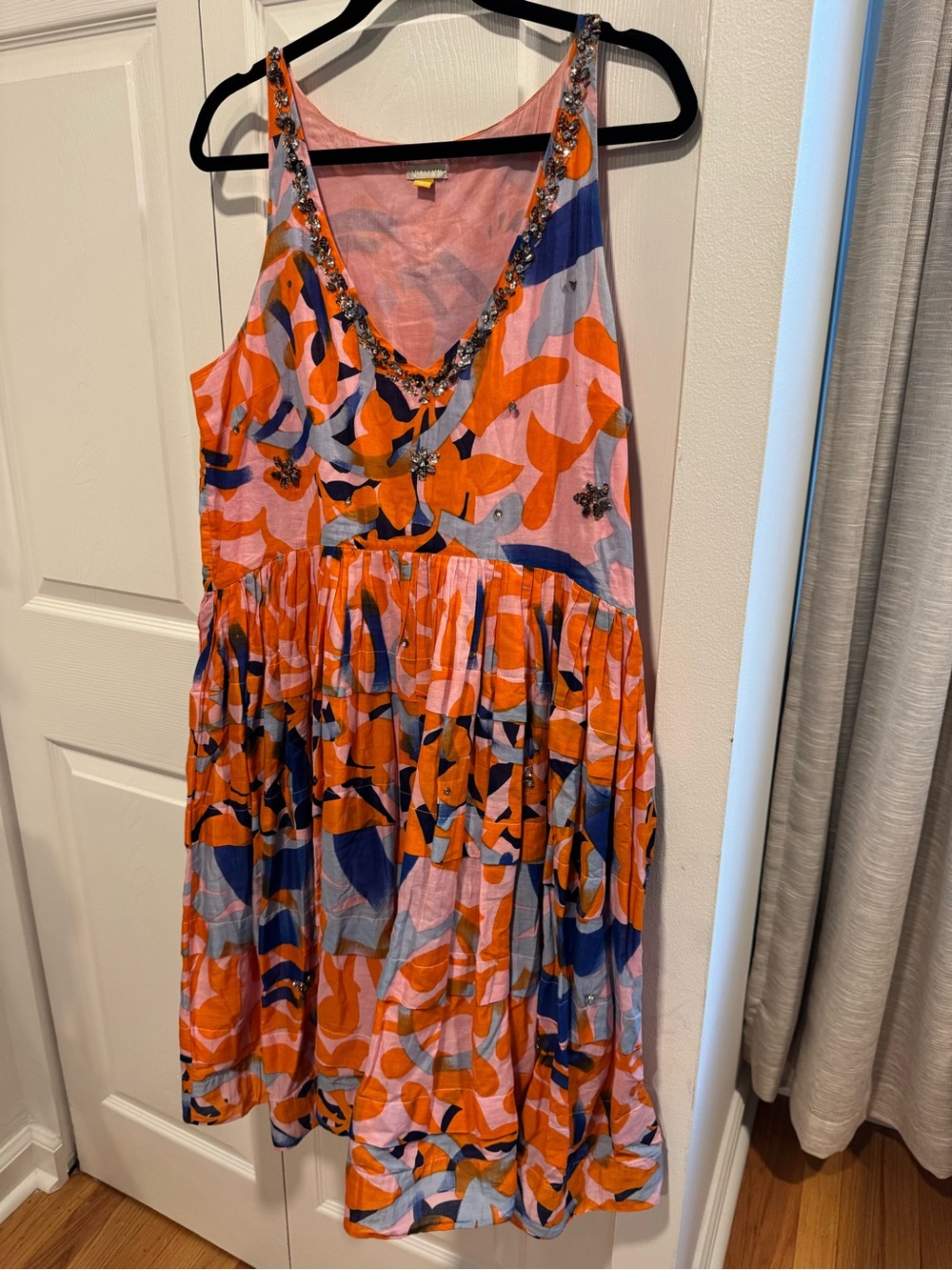 Anthropologie Leifsdottir Shimmer Garden Dress